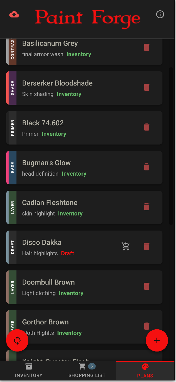 Plan Detail — Draft Step